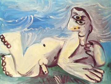 ソファに座る裸の男 1971年 パブロ・ピカソ Oil Paintings